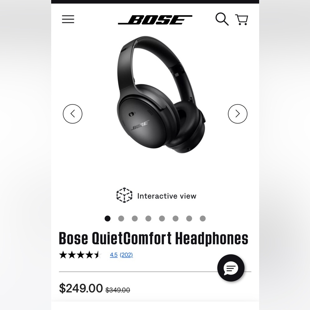Bose Quiet Comfort Headphones